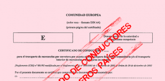 Certificado de conductor extranjero