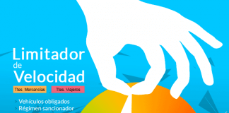 Limitador de velocidad en transporte por carretera